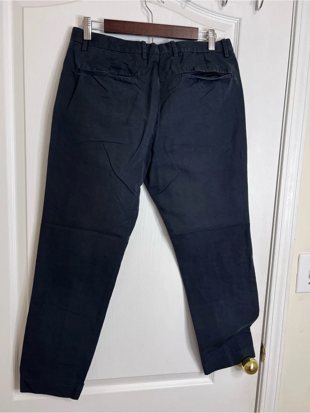 Theory Navy Chino Pants Classic Straight Fit size 32
